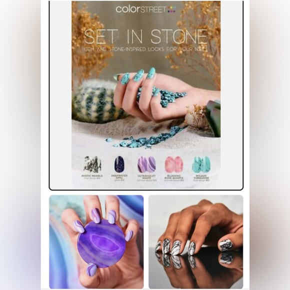 Color Street Other - Color street limited edition “Set In Stone” Lot of 5 nail wraps NWT.